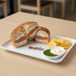 Smoked Salmon & Cream Cheese Bagel